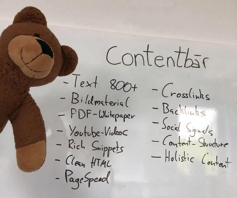 Contentbär SEO Strategie