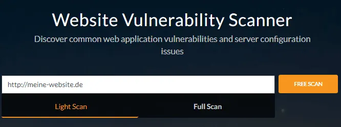 Pentest Tools Website Scanner