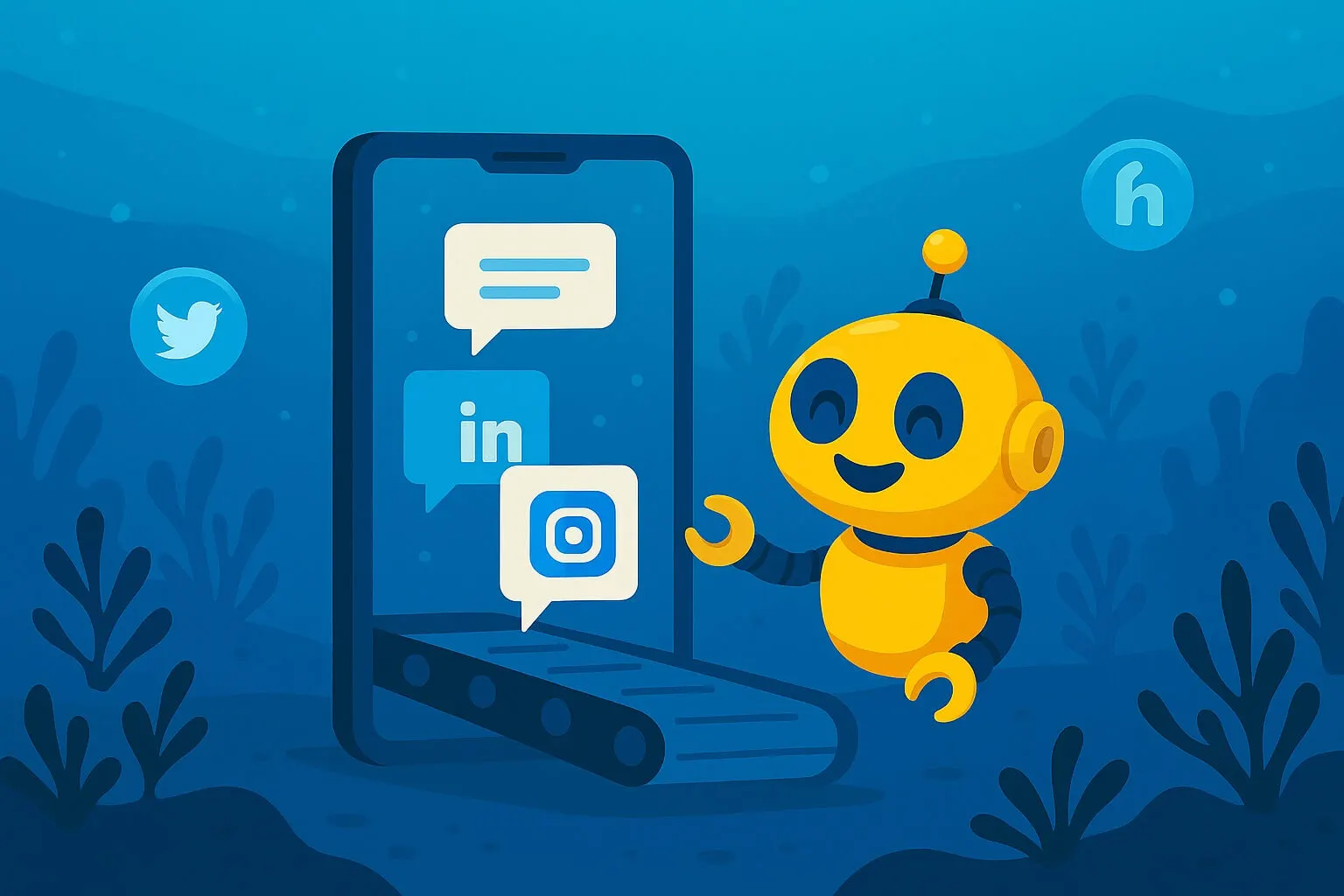 Social Media Automatisierung mit KI