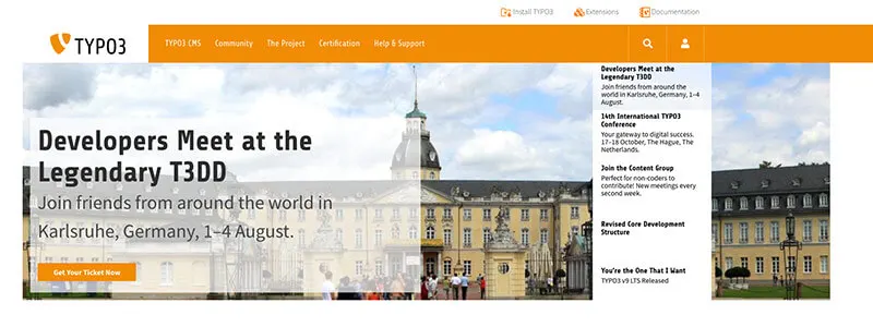 WordPress vs. Typo3