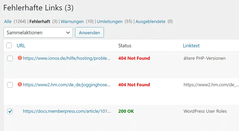 Broken Link Checker WordPress Plugin