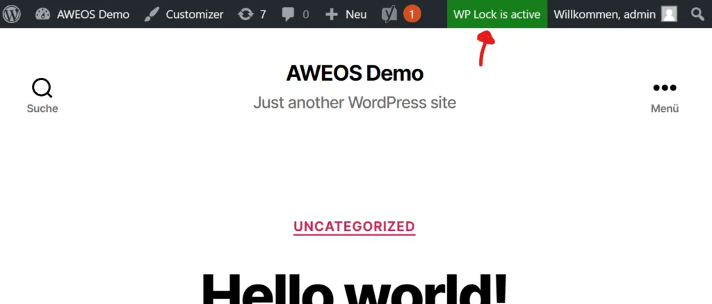 WP Lock für WordPress deaktivieren