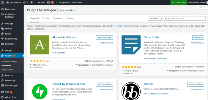 WordPress Download: Kostenloser Download der deutschen WordPress-Version und Erweiterungen