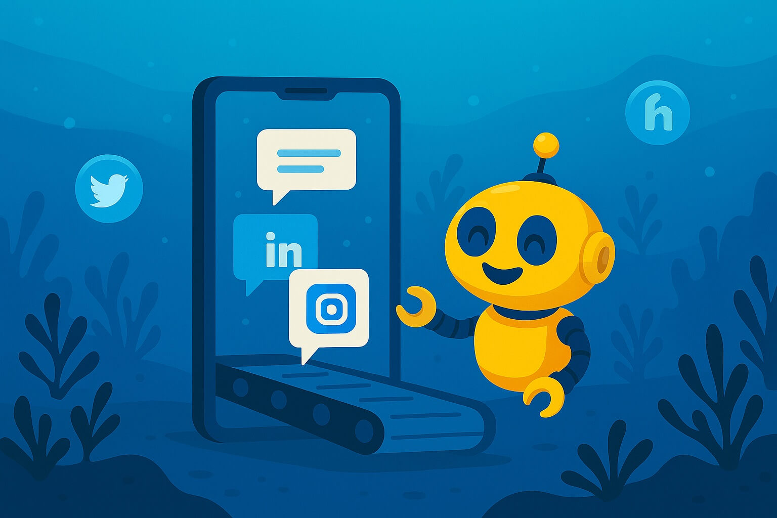 Social Media Automatisierung mit KI