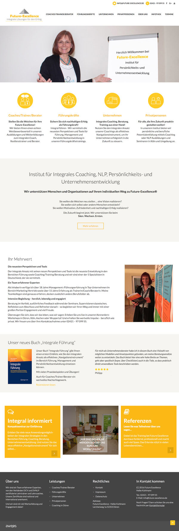 Website Unternehmensberatung