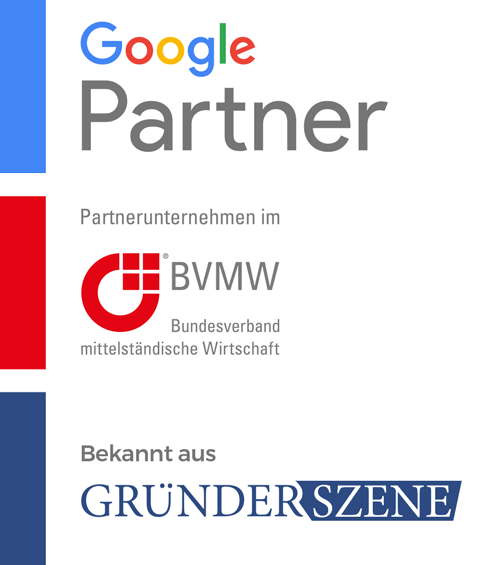 Zertifikate und Siegel unserer Full-Service Werbeagentur