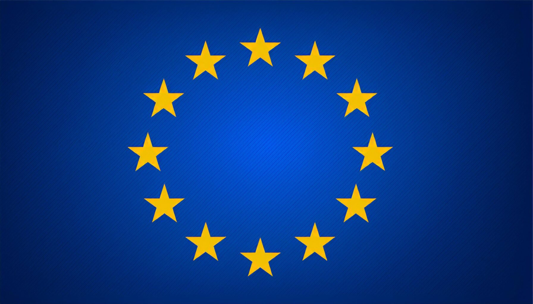 Bild der europäischen Flagge